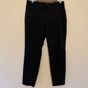 Investments Classic Black Pants With Elastic Stretchable Waist Women's Size 6